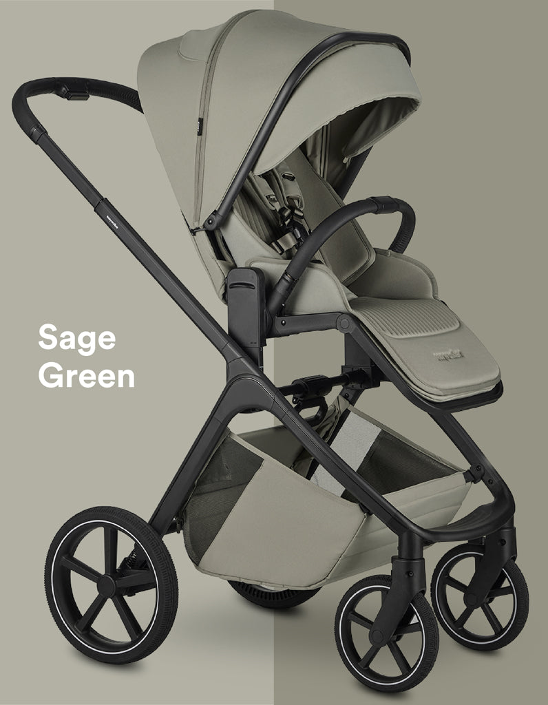 Easywalker carucior 4in1 ZOEY + CBX By CYBEX Aton B2 i-Size + baza Sage Green