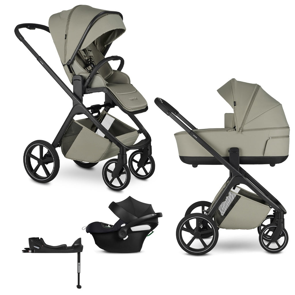 Easywalker carucior 4in1 ZOEY + CBX By CYBEX Aton B2 i-Size + baza Sage Green Imagine principală a produsului