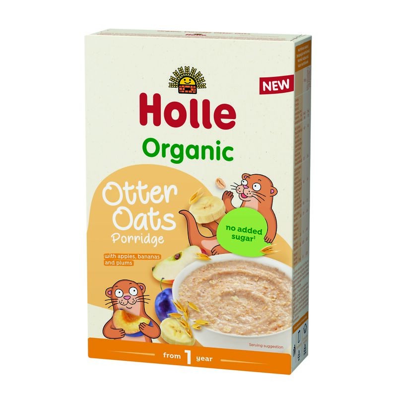 Holle ECO Cereale Otter Oats cu banane, prune şi mere 200g 12m+ Imagine principală a produsului