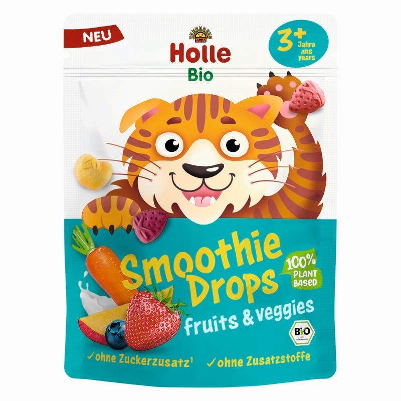 Holle ECO Gustare din fructe si legume 15g 3 ani+
