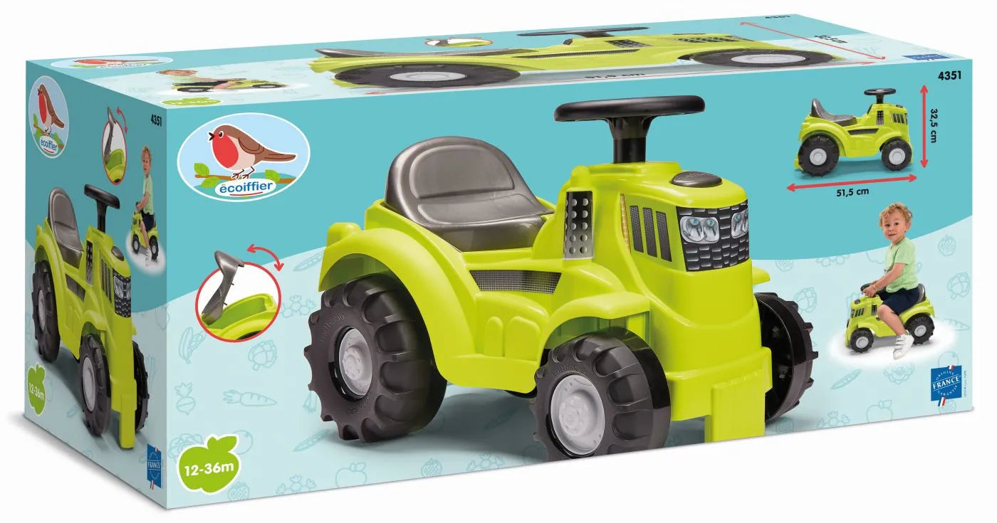 Ecoiffier jucarie tractor Ride On 51.5 cm 12-36 luni