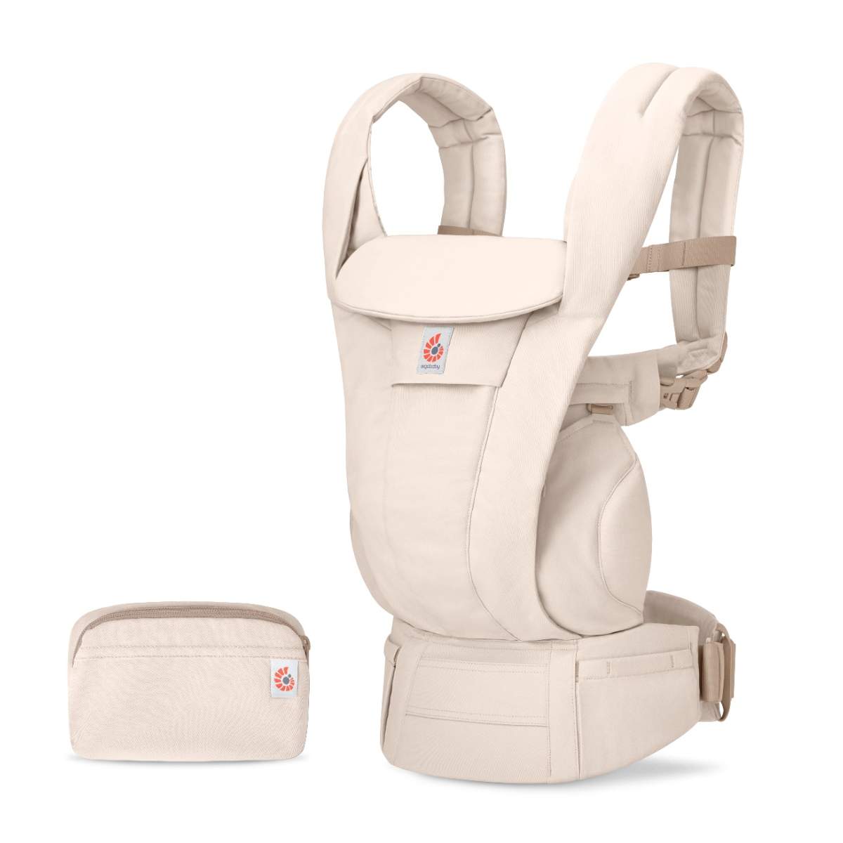 Ergobaby marsupiu Omni Deluxe 0-48 luni (3,2 - 20.40) kg Cotton Natural Beige