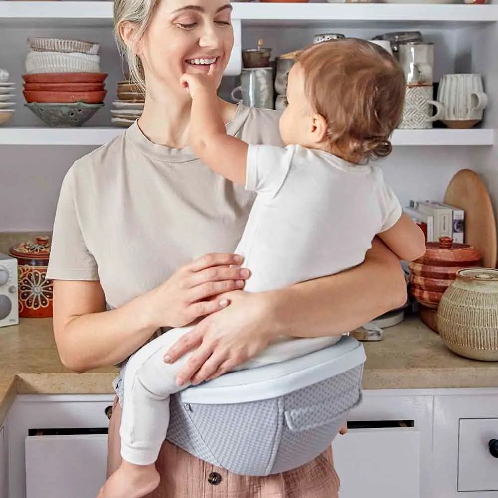 Ergobaby marsupiu Alta Hip Seat 4 luni-4 ani 5.5-20.4 kg Pearl Grey