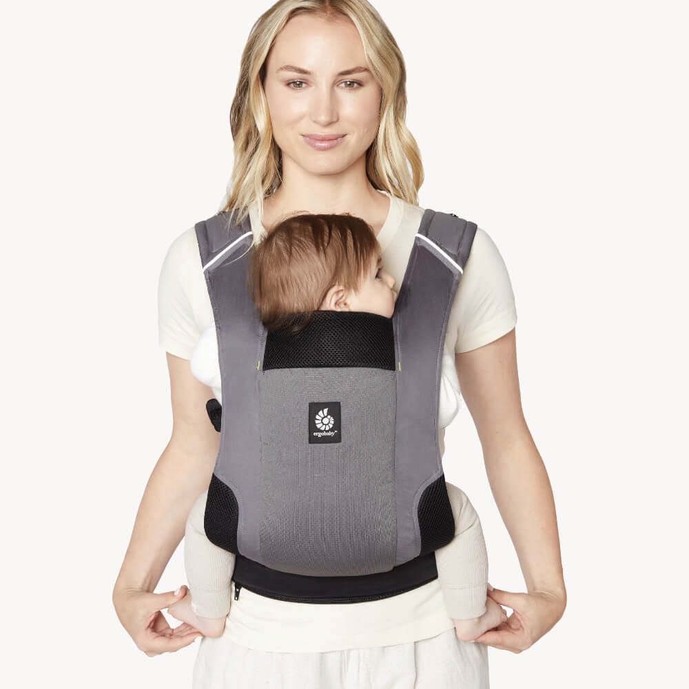 Ergobaby marsupiu AWAY 4-36 luni (5,4 - 15,9 kg) Graphite Grey