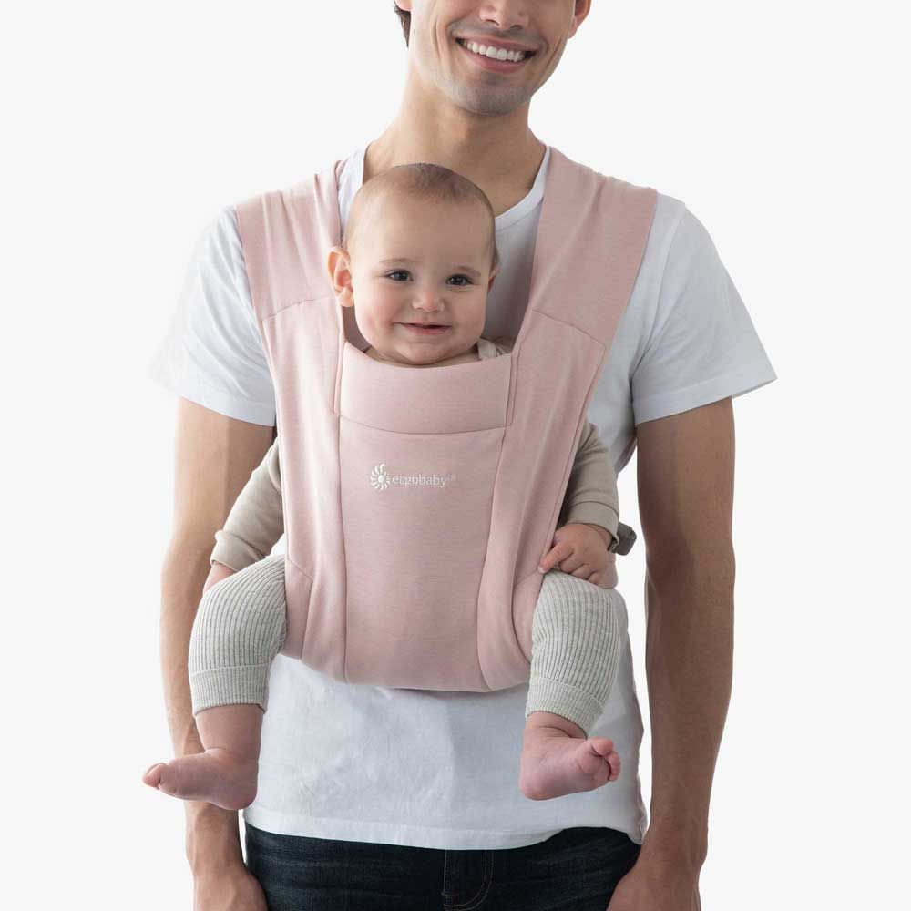 Ergobaby marsupiu Embrace 0-18 luni (3.2 - 11.3 kg) Blush Pink
