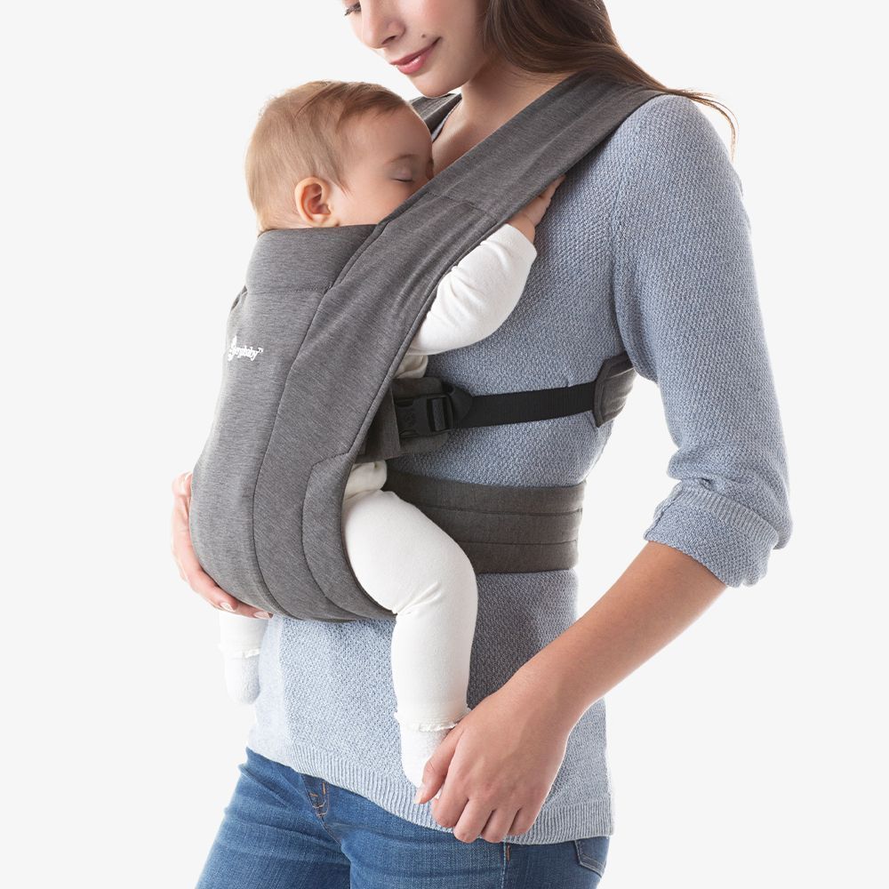 Ergobaby marsupiu Embrace 0-18 luni (3.2 - 11.3 kg) Heather Grey