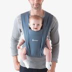 Ergobaby marsupiu Embrace 0-18 luni (3.2 - 11.3 kg) Oxford Blue
