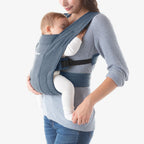 Ergobaby marsupiu Embrace 0-18 luni (3.2 - 11.3 kg) Oxford Blue