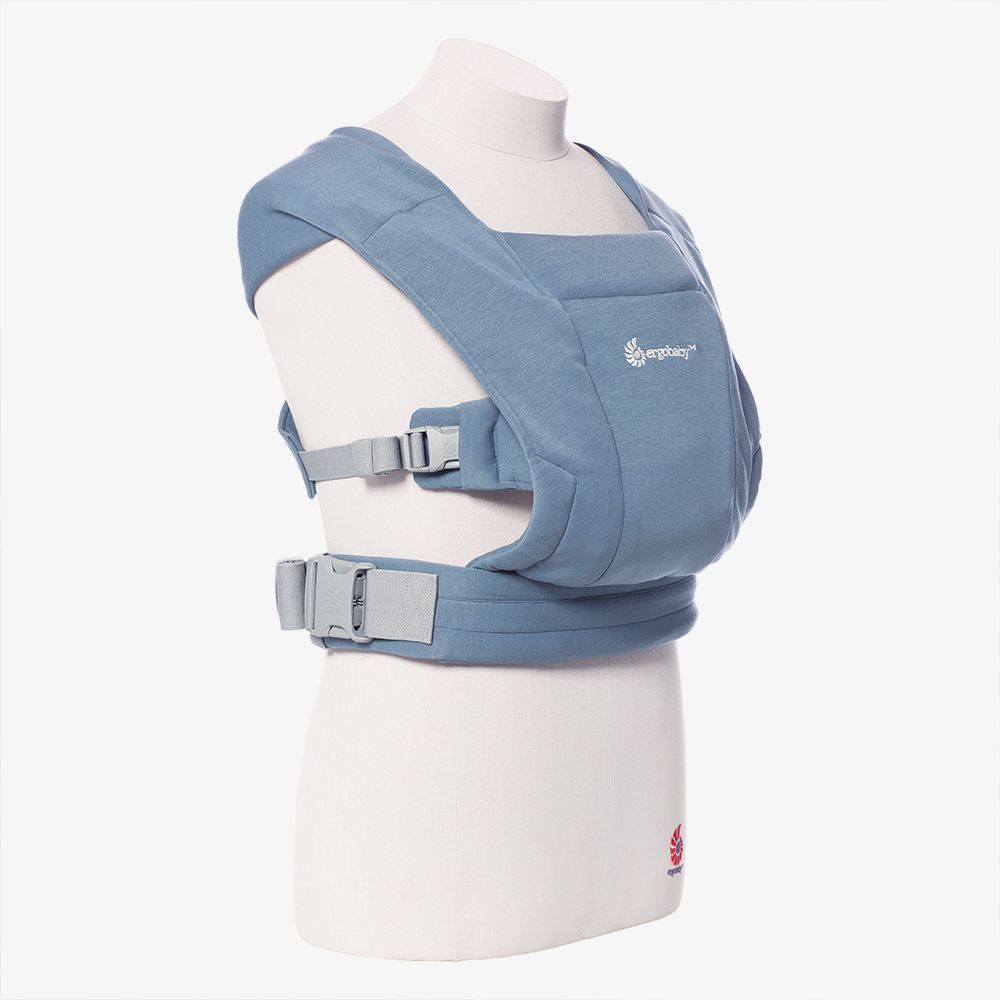 Ergobaby marsupiu Embrace 0-18 luni (3.2 - 11.3 kg) Oxford Blue