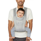 Ergobaby marsupiu Embrace 0-18 luni (3.2 - 11.3 kg) Soft Air Mesh Soft Grey