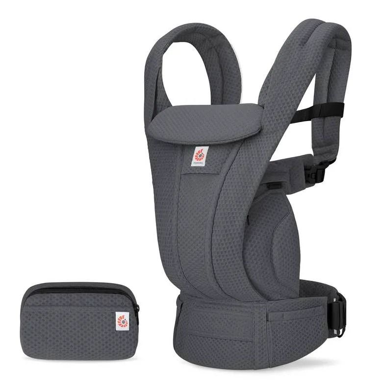 Ergobaby marsupiu Omni Deluxe 0-48 luni (3,2 - 20.40) kg Mesh Graphite Grey Imagine principală a produsului