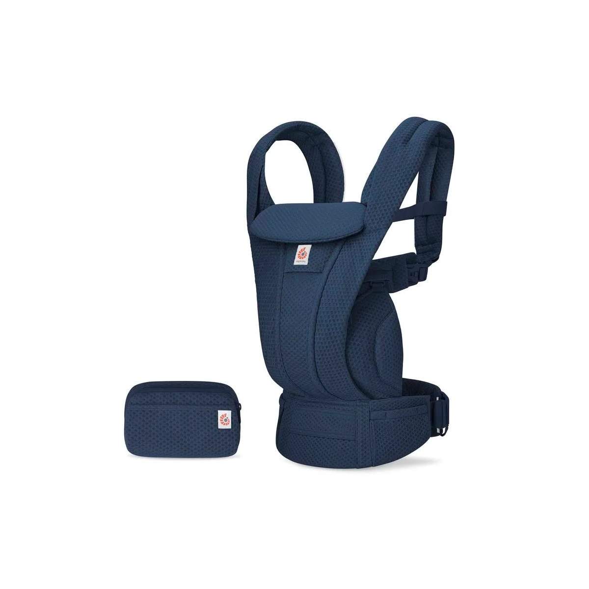 Ergobaby marsupiu Omni Deluxe 0-48 luni (3,2 - 20.40) kg Mesh Midnight Blue