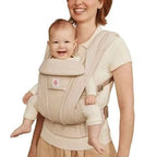 Ergobaby marsupiu Omni Deluxe 0-48 luni (3,2 - 20.40) kg Mesh Natural Beige