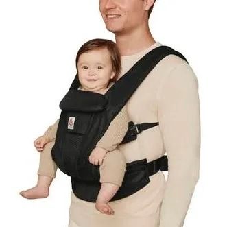Ergobaby marsupiu Omni Deluxe 0-48 luni (3,2 - 20.40) kg Mesh Onyx Black