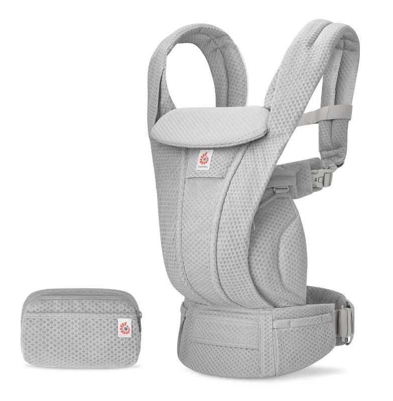 Ergobaby marsupiu Omni Deluxe 0-48 luni (3,2 - 20.40) kg Mesh Pearl Grey Imagine principală a produsului