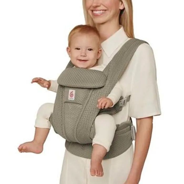 Ergobaby marsupiu Omni Deluxe 0-48 luni (3,2 - 20.40) kg Mesh Soft Olive