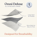 Ergobaby marsupiu Omni Deluxe 0-48 luni (3,2 - 20.40) kg Cotton Camel
