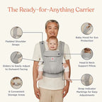 Ergobaby marsupiu Omni Deluxe 0-48 luni (3,2 - 20.40) kg Cotton Camel