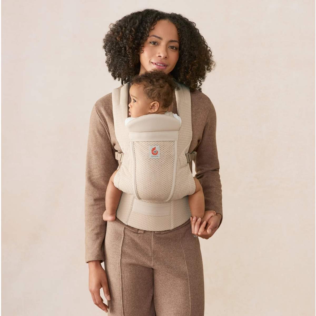 Ergobaby marsupiu Omni Lite 0-24 luni (3,2 - 15.9 kg) Mesh Natural Beige