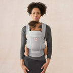Ergobaby marsupiu Omni Lite 0-24 luni (3,2 - 15.9 kg) Mesh Pearl Grey
