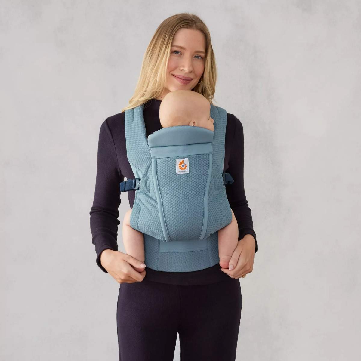 Ergobaby marsupiu Omni Lite 0-24 luni (3,2 - 15.9 kg) Mesh Slate Blue