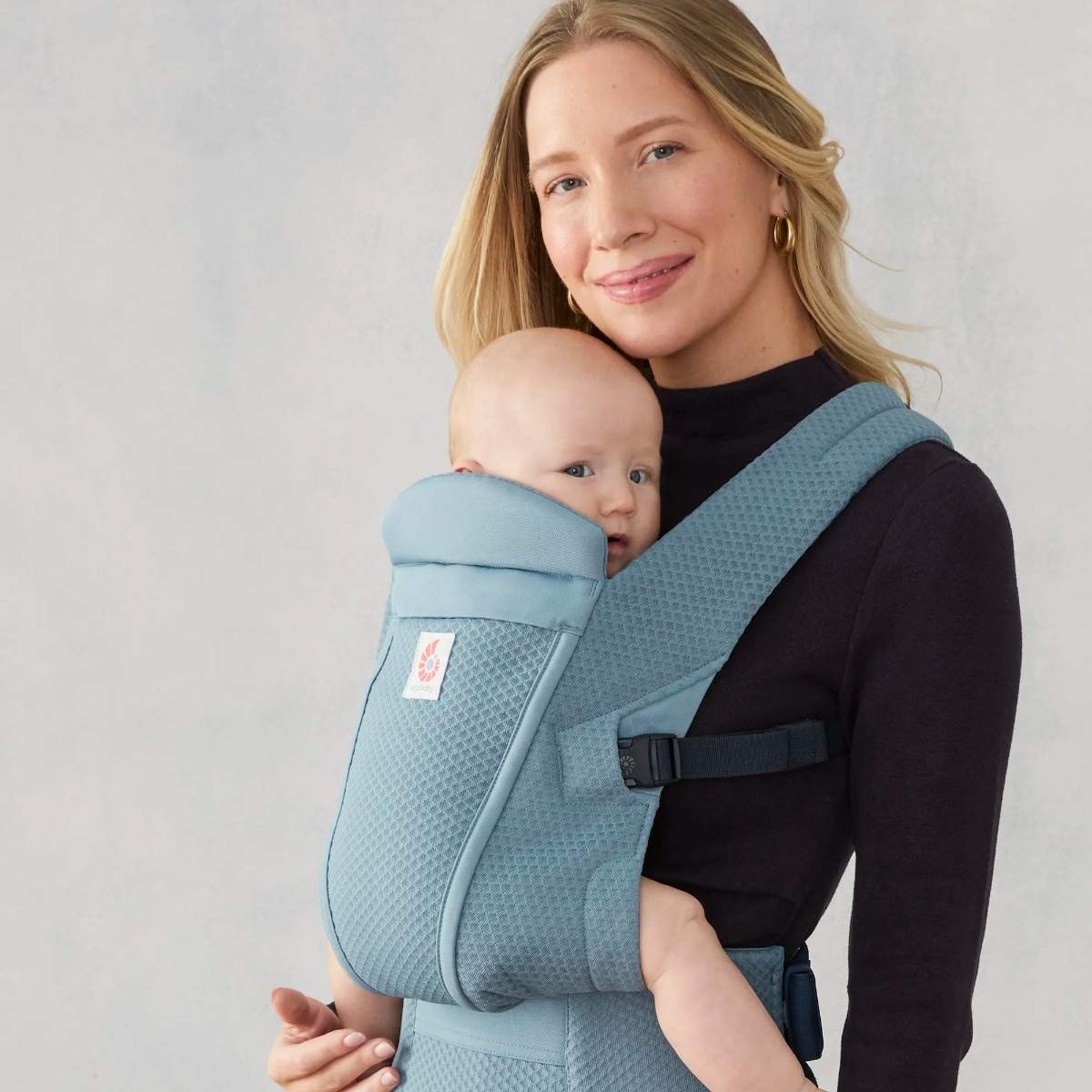 Ergobaby marsupiu Omni Lite 0-24 luni (3,2 - 15.9 kg) Mesh Slate Blue