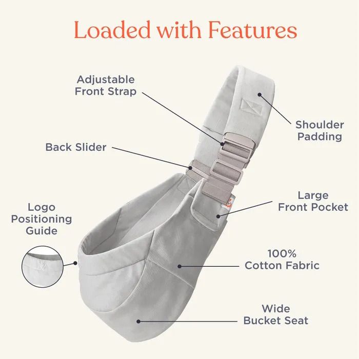Ergobaby marsupiu Sling Toddler Ergonomic UPSIE 6-48 luni (7,7–20,4 kg) Beige