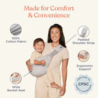 Ergobaby marsupiu Sling Toddler Ergonomic UPSIE 6-48 luni (7,7–20,4 kg) Beige