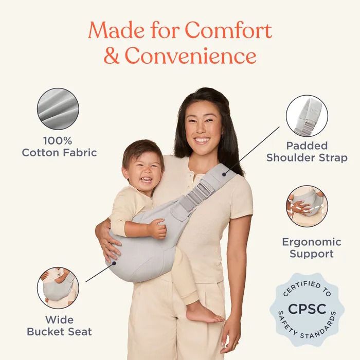 Ergobaby marsupiu Sling Toddler Ergonomic UPSIE 6-48 luni (7,7–20,4 kg) Beige