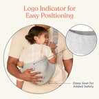 Ergobaby marsupiu Sling Toddler Ergonomic UPSIE 6-48 luni (7,7–20,4 kg) Beige