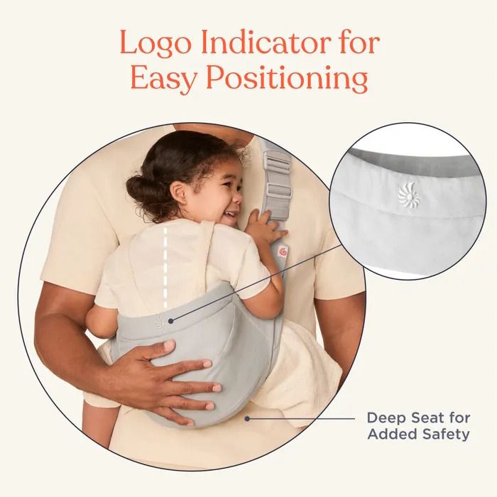 Ergobaby marsupiu Sling Toddler Ergonomic UPSIE 6-48 luni (7,7–20,4 kg) Beige