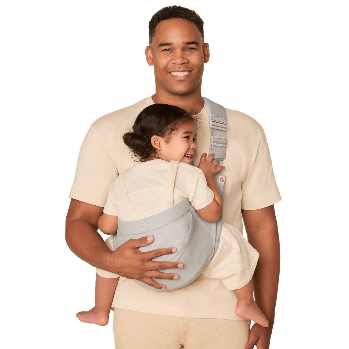 Ergobaby marsupiu Sling Toddler Ergonomic UPSIE 6-48 luni (7,7–20,4 kg) Pearl Grey