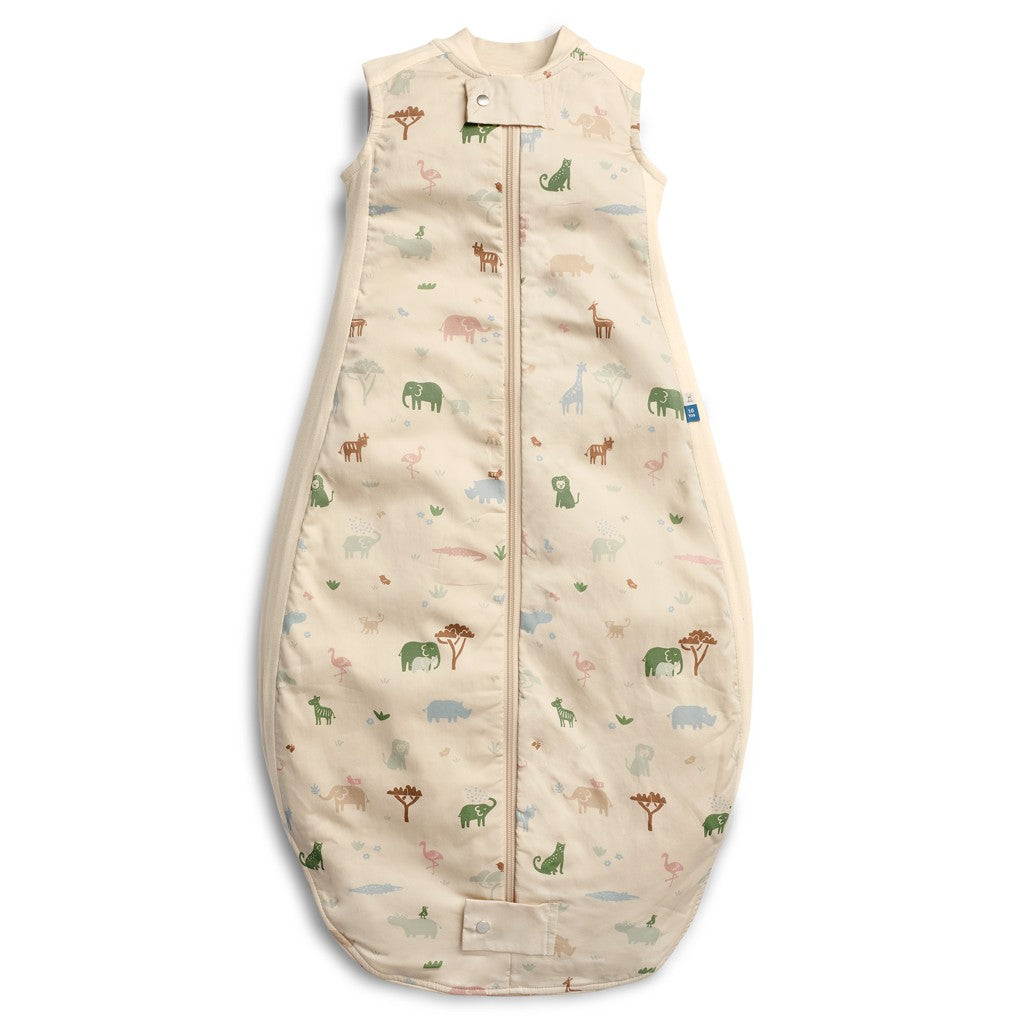 ErgoPouch sac de dormit din bumbac organic 1 tog 8-14 kg, 8-24 luni Sheeting Savannah Imagine principală a produsului
