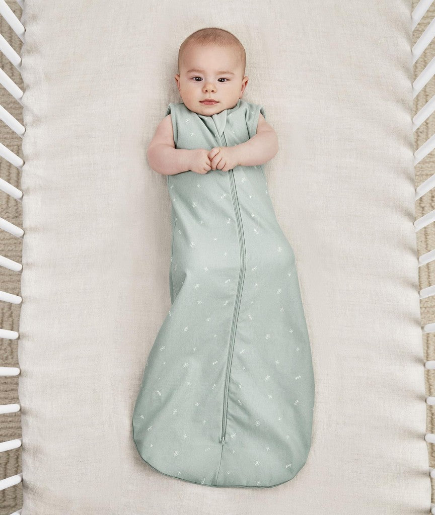 ErgoPouch sac de dormit din bumbac organic Jersey 0.2 tog 6-10 kg, 3-12 luni Sage