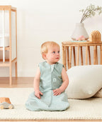 ErgoPouch sac de dormit din bumbac organic Jersey 0.2 tog 6-10 kg, 3-12 luni Sage