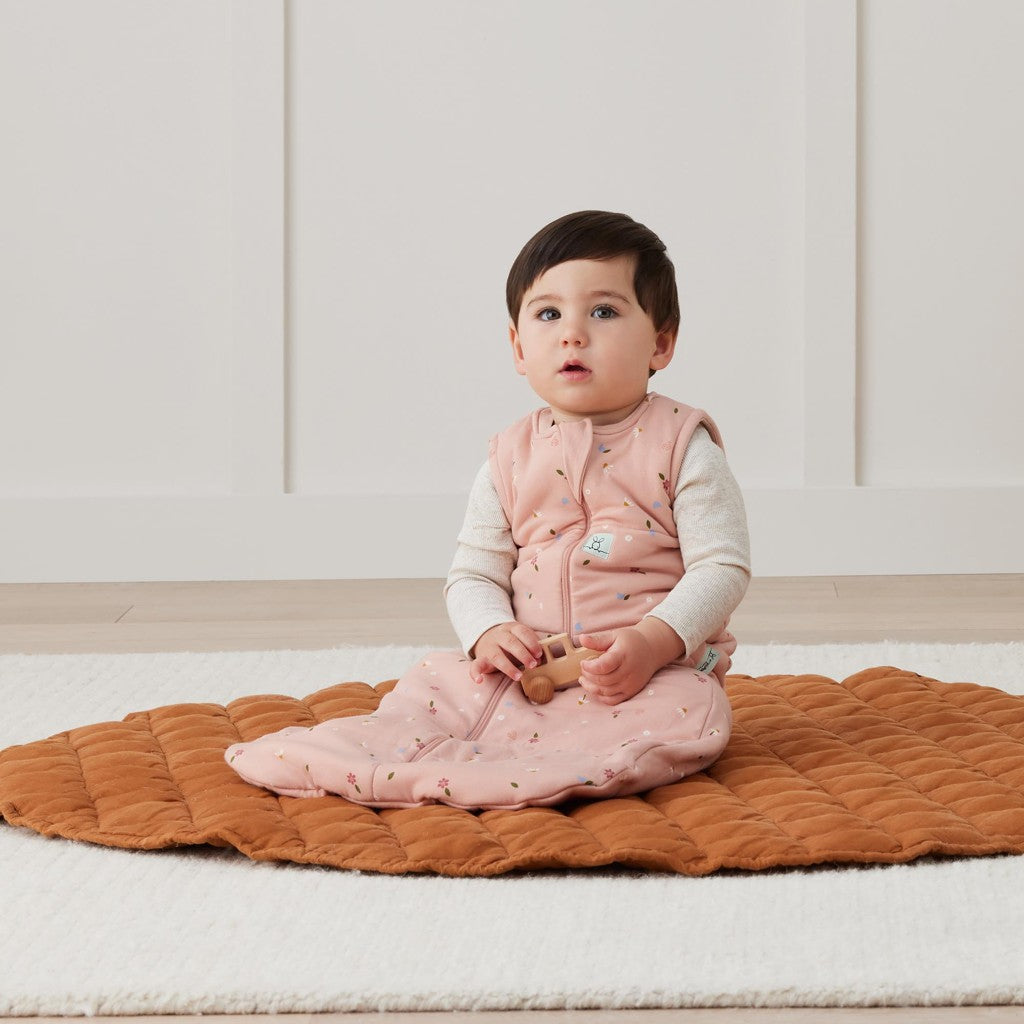 ErgoPouch sac de dormit din bumbac organic Jersey 2.5 tog 6-10 kg, 3-12 luni Daisies