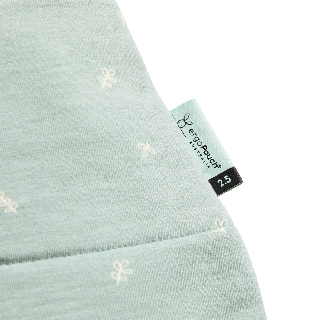 ErgoPouch sac de dormit din bumbac organic Jersey 2.5 tog 6-10 kg, 3-12 luni Sage
