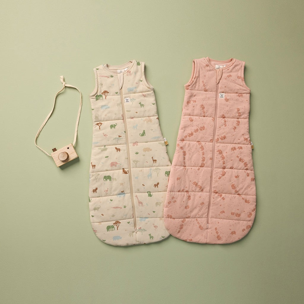 ErgoPouch sac de dormit din bumbac organic Jersey 2.5 tog 6-10 kg, 3-12 luni Savannah