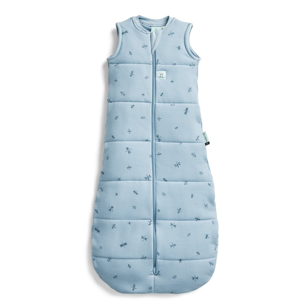 ErgoPouch sac de dormit din bumbac organic Jersey 2.5 tog 8-14 kg, 8-24 luni Libelule