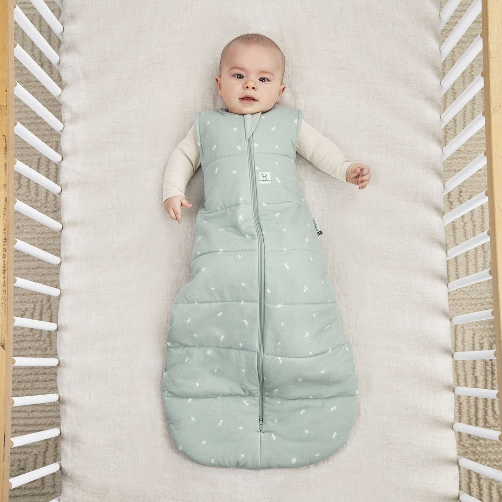 ErgoPouch sac de dormit din bumbac organic Jersey 2.5 tog 8-14 kg, 8-24 luni Sage