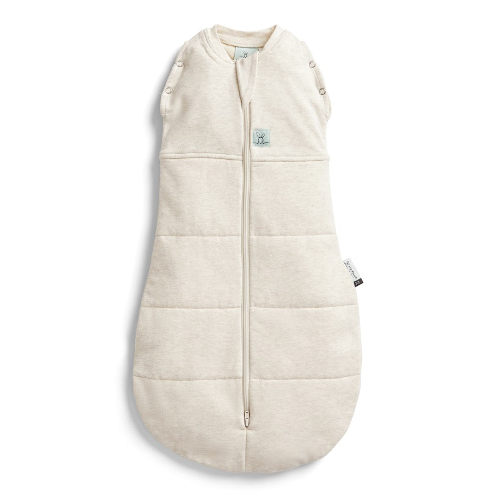 ErgoPouch sac de dormit si de infasat 2in1 Cocoon 3-6 kg 0-3 luni 2,5 Tog Oatmeal Marle