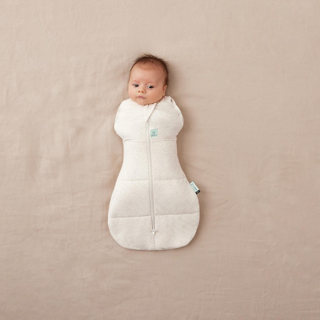 ErgoPouch sac de dormit si de infasat 2in1 Cocoon 3-6 kg 0-3 luni 2,5 Tog Oatmeal Marle