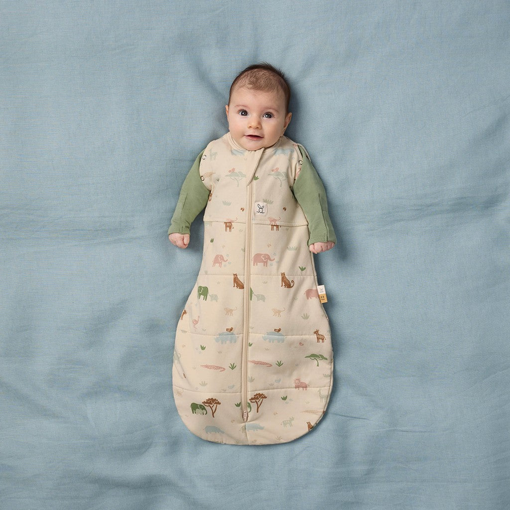 ErgoPouch sac de dormit si de infasat 2in1 Cocoon 3-6 kg 0-3 luni 2,5 Tog Savannah