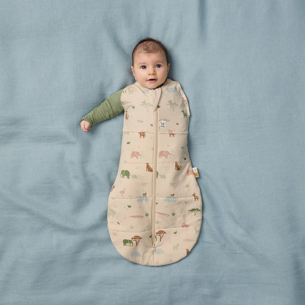 ErgoPouch sac de dormit si de infasat 2in1 Cocoon 3-6 kg 0-3 luni 2,5 Tog Savannah