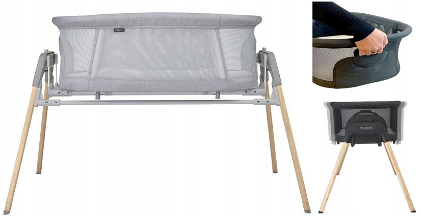 Espiro patut si balansoar 3in1 Tully 0m+ Timber Gray