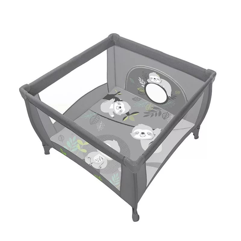 Espiro tarc de joaca Play Up 100x100 cm 6-36 luni Graphite Imagine principală a produsului