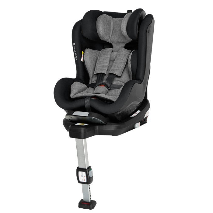 Espiro scaun auto Alpha I-Size cu baza isofix 0-18 kg, Black 10 01 Imagine principală a produsului