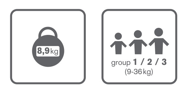 Espiro scaun auto Kappa 9-36 kg 09