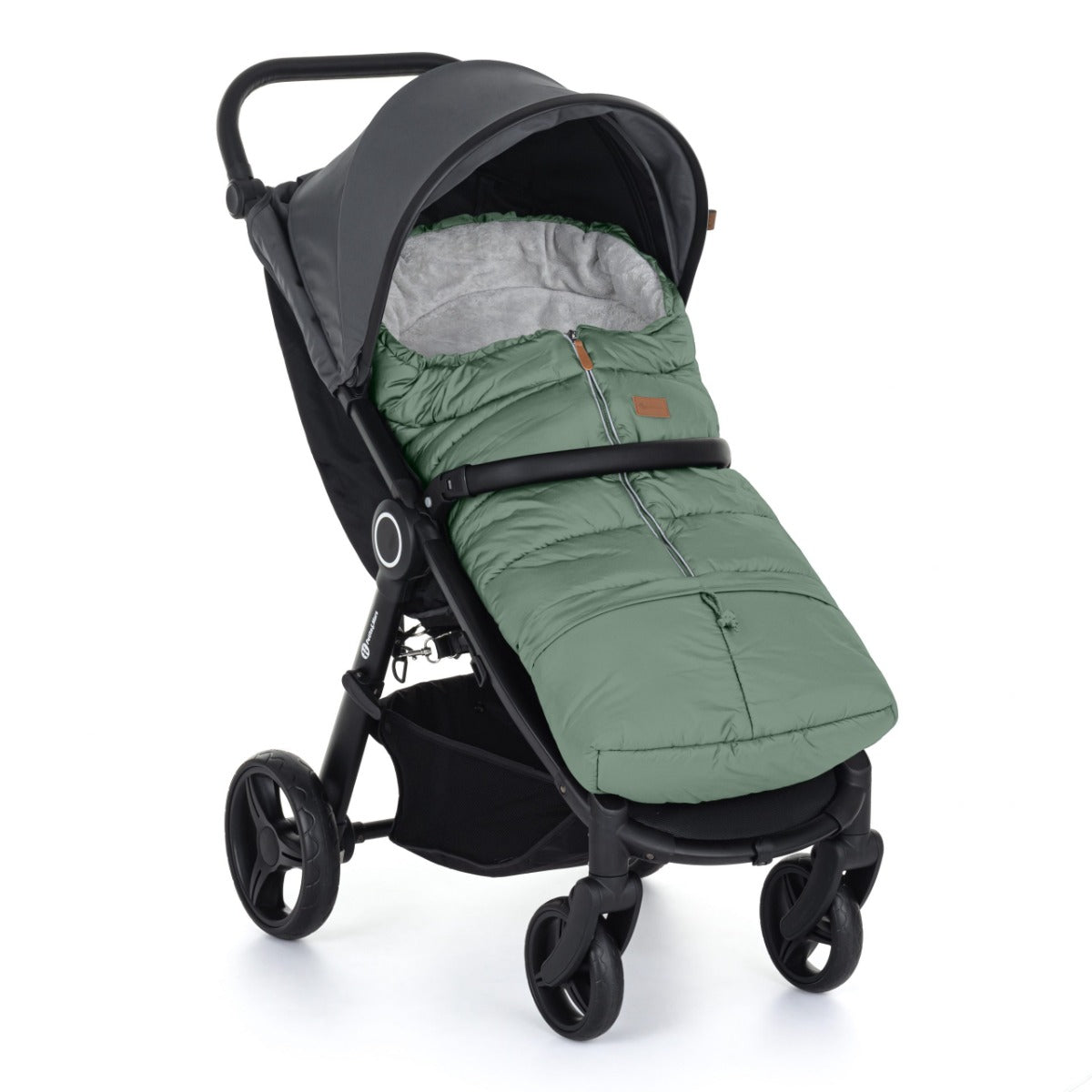 Petite&Mars sac pentru carucior 3in1 Jibot 0m+ Pale Eucalypt