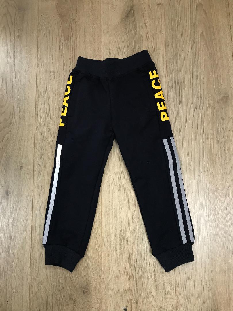 F&D pantalon baieti tip trening 4-12 ani, Blue-Yellow WX-2155